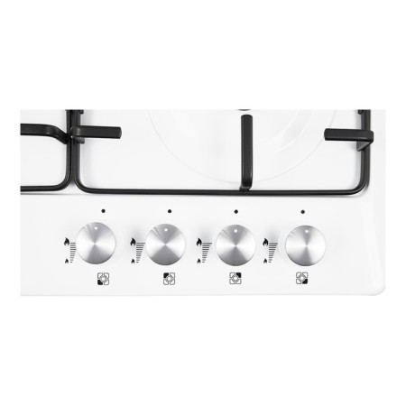 Hon surface NordFrost HS 6040 W, gas, 4 burners, white-5