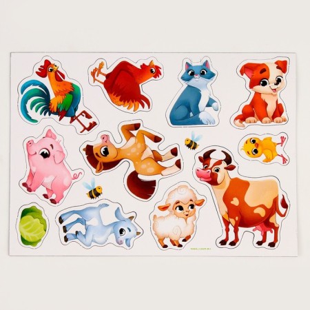 Magnetic game "Farm animals"-2