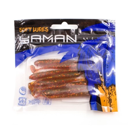 Vibro -hubbin yaman Pro Betta, r.6.3 cm, color #09 - Motor Oil, UP. 8 pcs.-2