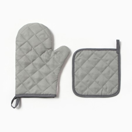 Kitchen kit "Cofee & Dogs" mittens-seizure 20x27cm, sequence 17x17cm 100% p/e-2