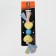 Premium chewing pizh toy on a rope, 3 elements, thermoplastic rubber, mix