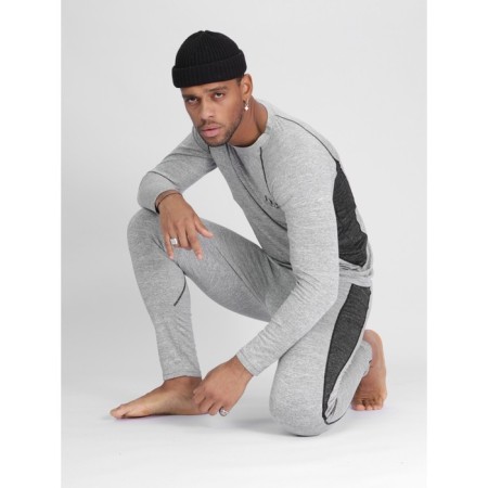 Thermal underwear is male, size 46-48, the color is light gray-11