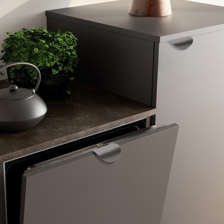 Handle cappio, m/o 32 mm, matte gray color-3