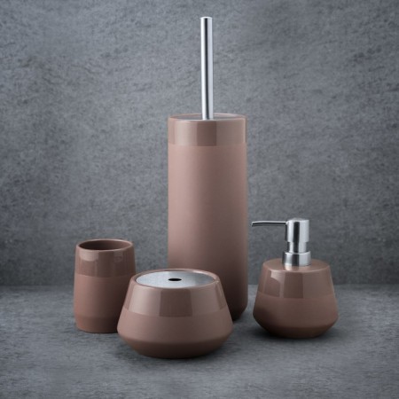Axentia Nevada dispenser from dark gray ceramics Ø 10 cm, height 14 cm, volume 350 ml-1