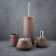 Axentia Nevada dispenser from dark gray ceramics Ø 10 cm, height 14 cm, volume 350 ml
