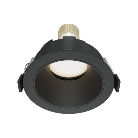 The built-in lamp Technical DL051 -U-1B, 1x10W, 8.5x8.5x3.7 cm, GU10, black color black