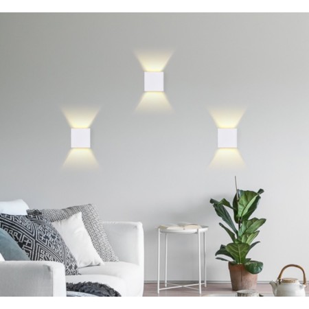 LED LED wall -mounted Ambrella Light, Wall, FW137, LED, 10 W, 700LUM, 3000K, white color, sand-1
