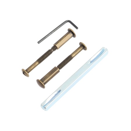 Lockland 003 strap handles, m/o 55 mm, bronze color-3