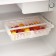 Organizer for the refrigerator of the sliding "loft", 19.7 × 20 × 7.7 cm, white color