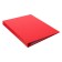 Folder for thesis (without inscription) boomvinyl, scallops/suture, without paper, red (capacity up to 300 sheets)