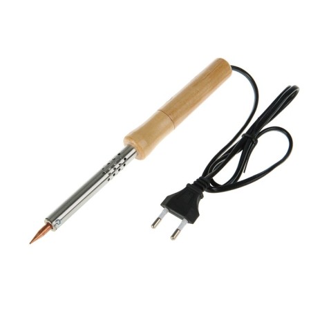 Tundra soldering iron, wooden handle, 60 watts, 220 V-4