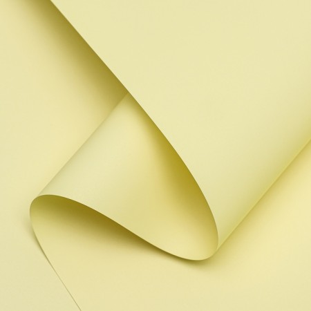 Matte film 0.5 x 10 m 65 μm, pastel series, yellow