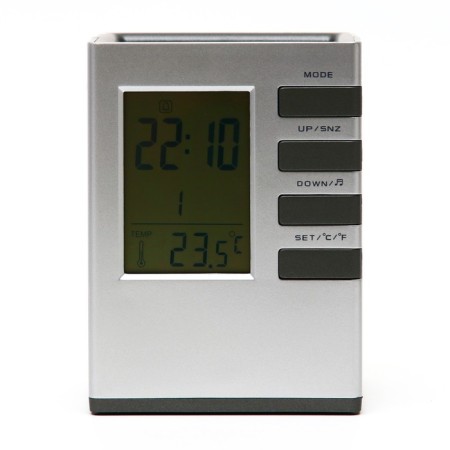 ORGANIZER WATER ELECRECTIONAL Electronic: alarm clock, thermometer, calendar, hygrometer, 8x10.8 cm-1