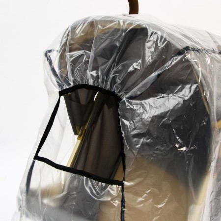 Raincoat for a walking stroller, the color is transparent-1