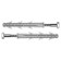 Dowel "Zubble", frame, with a galvanized screw, hexagonal, nylon, 10x115 mm, 50 pcs