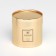 Gift hats, packaging, “Flowers”, gold, 12 x 12 cm
