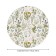 The tablecloth “Field Herbarium”, Round, Oxford, elastic band, size 140x140 cm, diameter 105-120 cm