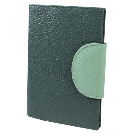 Cover for passport, green color