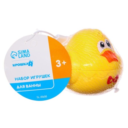 A set of bath toys "Duck - nesting doll, 4 pcs.-4