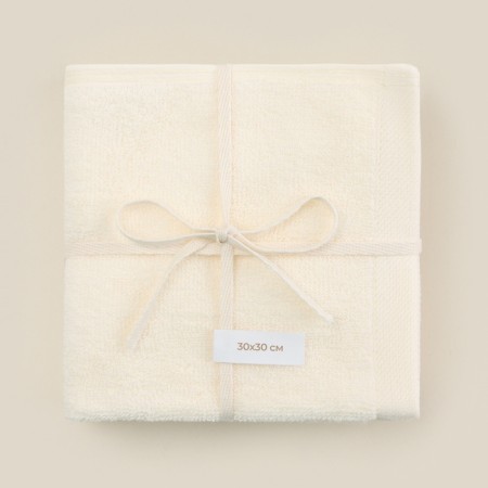 Set of napkins SL Home: Basic "Aivory" 30x30 cm - 3 pcs., 100% cotton, 530 g/m2-6