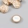 Button plastic for creativity "Flower Circle" 2.1x2.1x1.2 cm