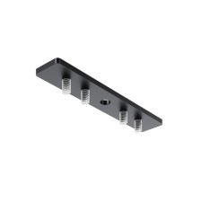 The connector is a straight line for the round low -profile tire pipeline, black