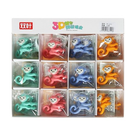 Figure eraser "Monkey", mix-6