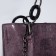 Luggage bag, external pocket, long belt, purple color