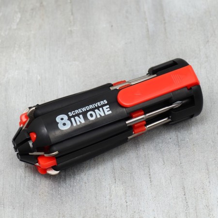 A set of auto accessories 2 in 1 "Golden Driver": a multi -tunnel and a flashlight on the head-10