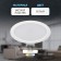 Lamp built -in era LED, IP40, 24W, 218x27.5 mm, 6500K, 2125LM, white color