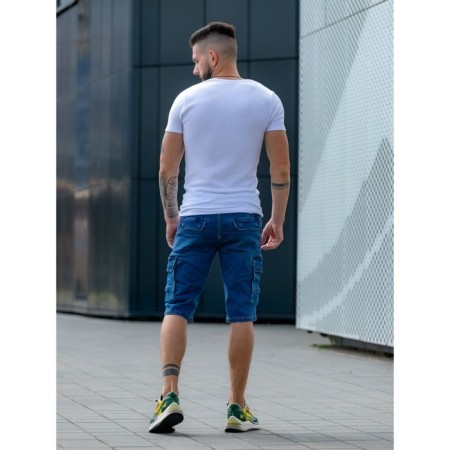 Male shorts, size 50, blue color-3