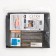 Antimoscate grid for doors, 90 × 210 cm, on magnets, black color