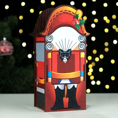 Box for sweets "Nutcracker", with a bilateral lid, 20 x 13.5 x 8 cm-2