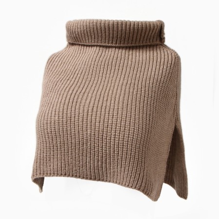 Female Minaku scarf, sandy color, One size-3