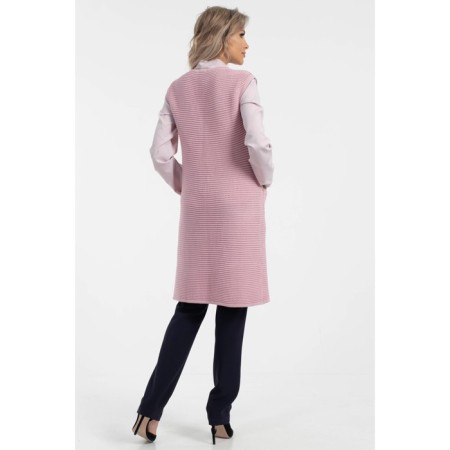 Women's vest, size 46, pink color-4