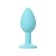 Anal plug with the TODO BY TOYFA Brilliant, silicone, mint color, 7 cm, d = 2.8 cm