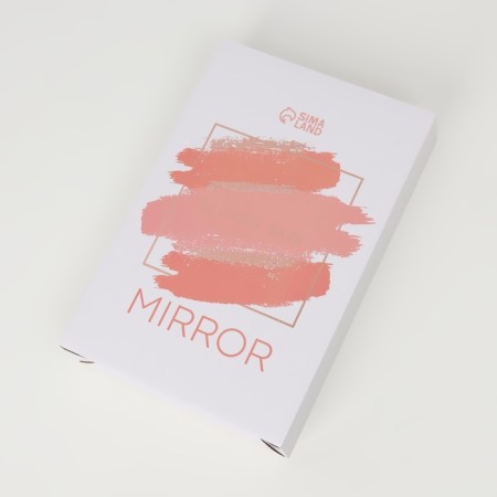 Mirror on the leg "Oval", bilateral, mirror surface 13.5 × 16.5 cm, color mix-7