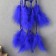 Dreams "Web with pearls" d = 11 cm bright blue 40 cm