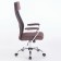 Office armchair Brabix "Flight ex-540", chrome, fabric, mesh, brown