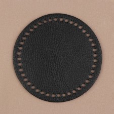 Donce for a bag, round, d = 15 × 0.3 cm, black color