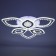 Luer with PDD "Alina" LED 150W 3000-6000W RGB white 60x60x13.5cm BayerLux