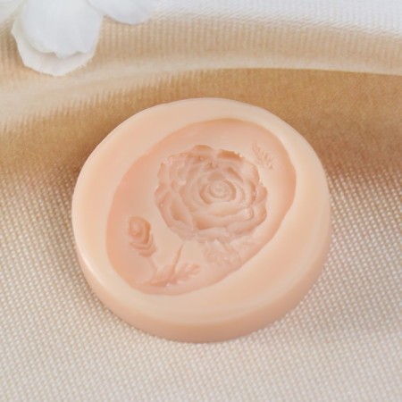 Mold Silicon "Pion in Oval" 4x3x0.5 cm-2