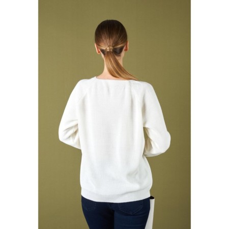 Pulover Women's Eliseeva Olesya, size 54-56, white color-1