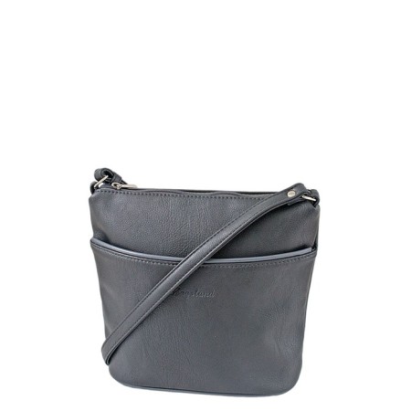 B2394 Cross-Bodi bag, lightning department, dark gray color 24x22x10cm