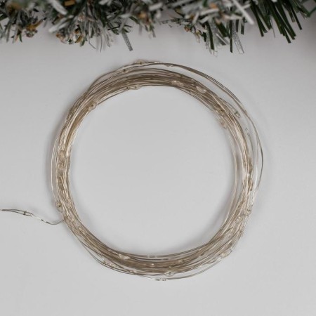 Garland “thread” 5 m dew, ip20, silver thread, 50 LED, purple glow, 2 modes, AAH3-1