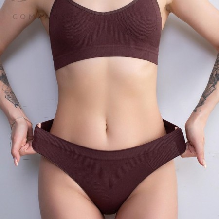 Cowards female brazilians, brown color, size l-xl