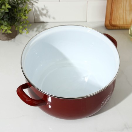 Poster "Bordeaux", 5.7 l, glass cover, induction, burgundy color-4