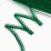 Braid mesh green 1.5 cm winding 25 meters
