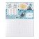Notebook 24 sheets in the Erichkrause Fish Story cage, cover coated cardboard, offset block, whiteness 100% whiteness, mix