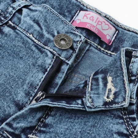 Джинсы для девочки цвет синий, рост 98см-2